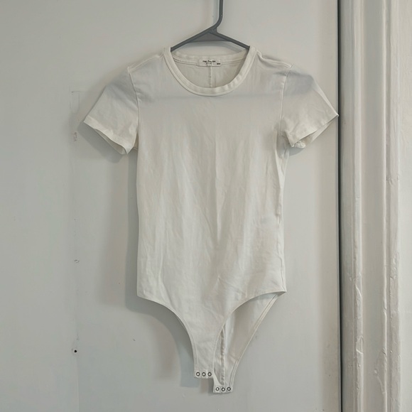 White Tee Bodysuit - Picture 3 of 3